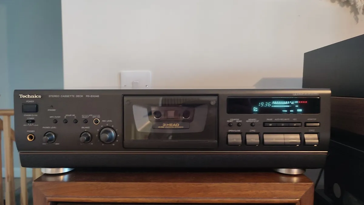 3HEAD Technics RS-BX 646 tape deck.LikeNew.Cleaned - Image 1