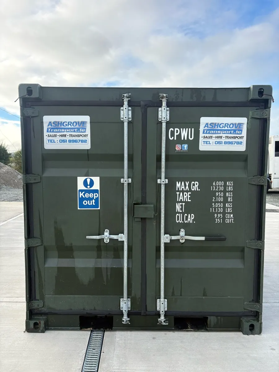As new 8x8x8ft container - Image 1