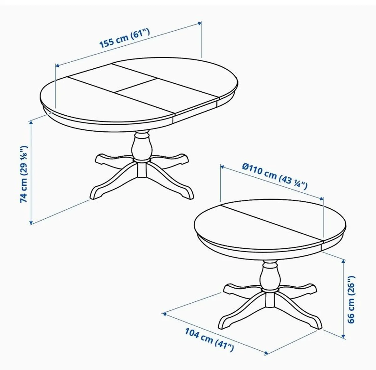 Dining table & chairs - Image 2