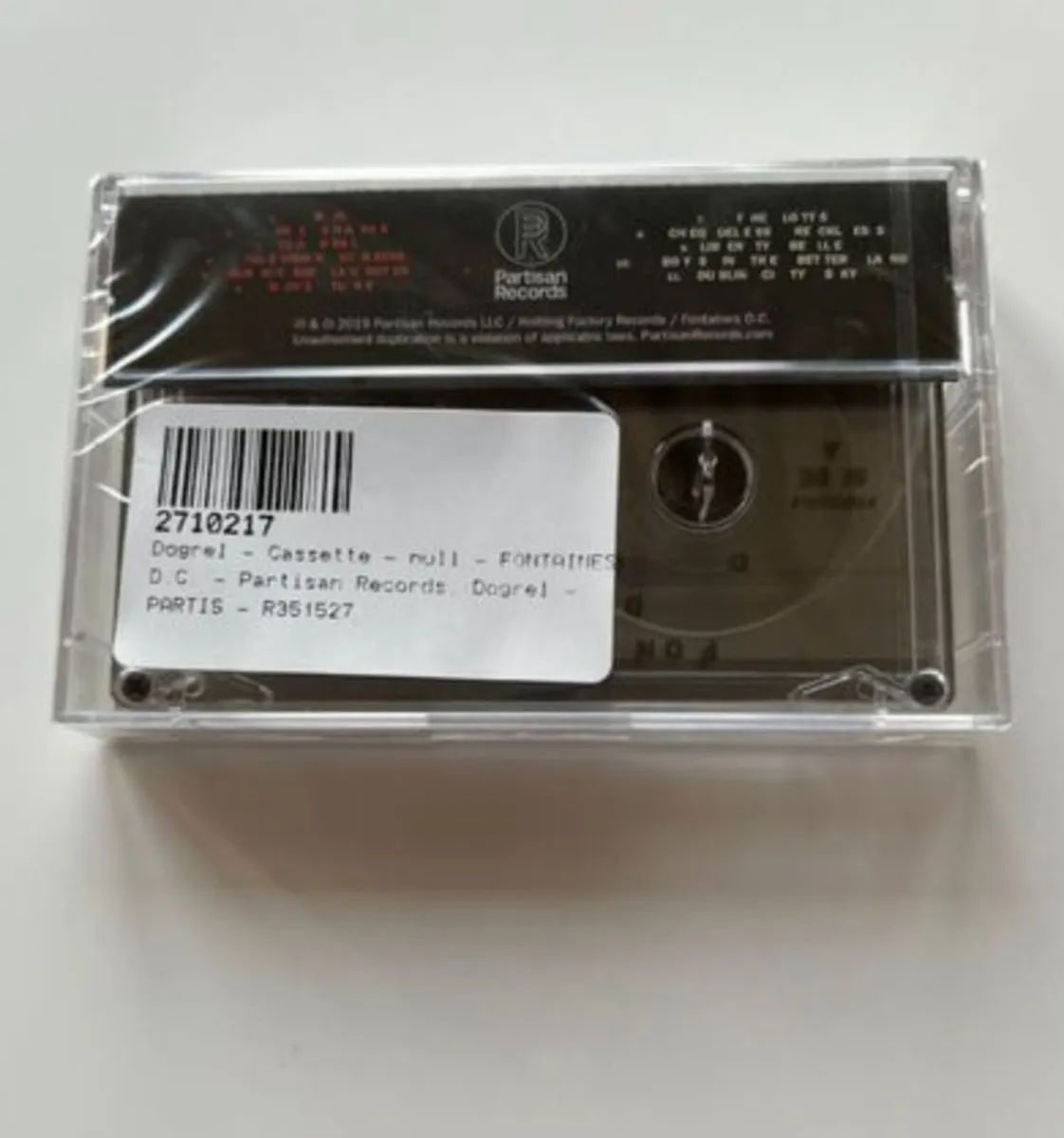 Fontaines D.C. Dogrel Cassette Extremely Rare - Image 2