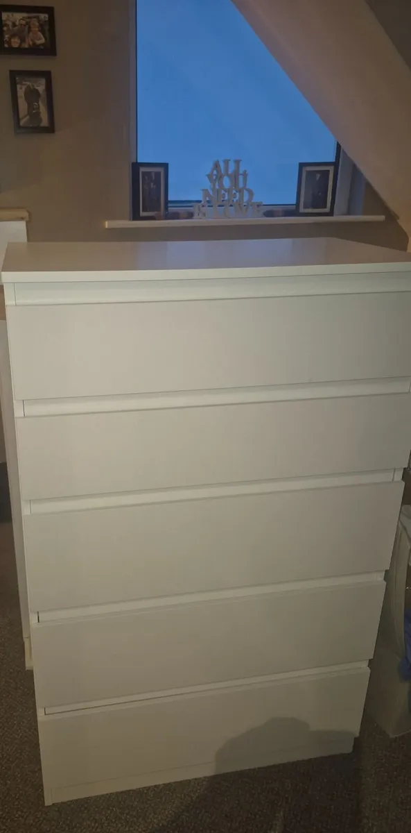 Ikea Kullen 5 drawer chest of drawers