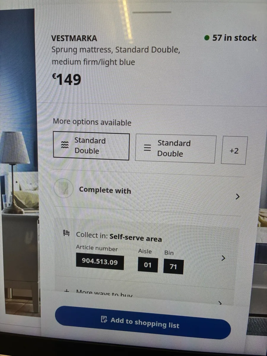 IKEA Double mattress - Image 3