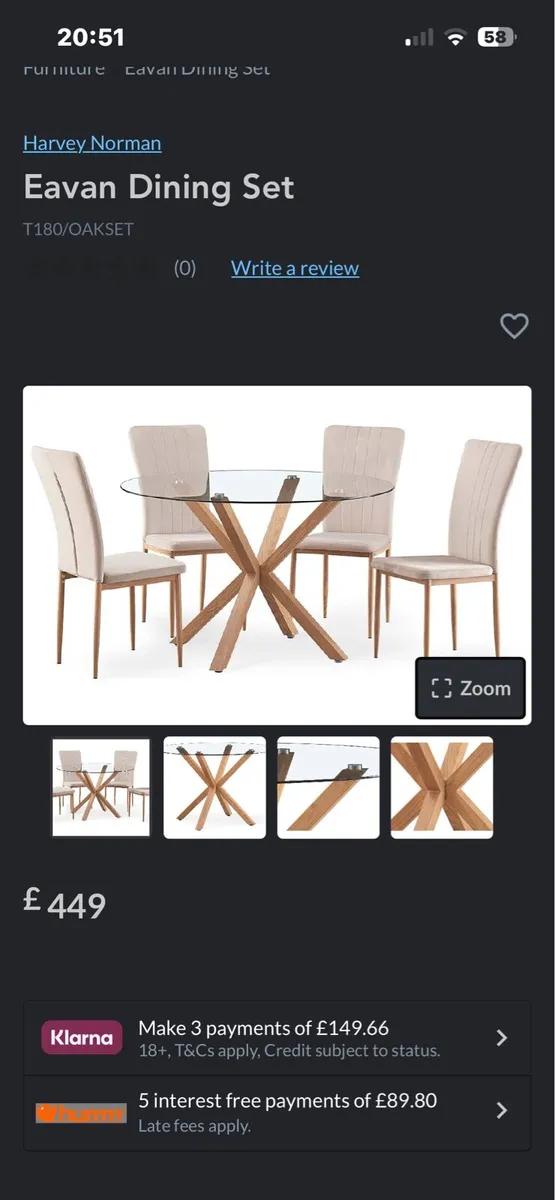 Kitchen table and chairs - Image 1