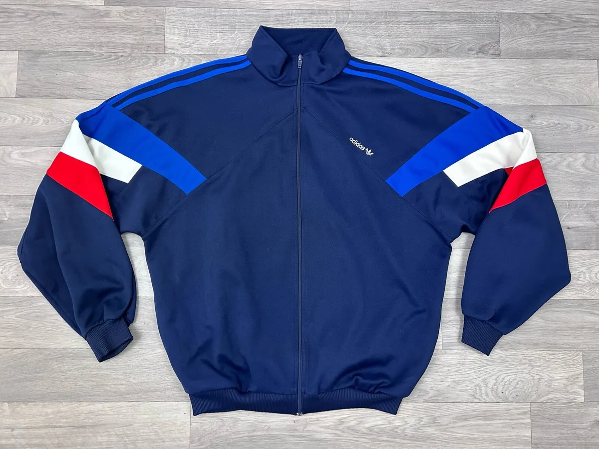 Vintage 90s Adidas Track Jacket Mens XL - Image 1
