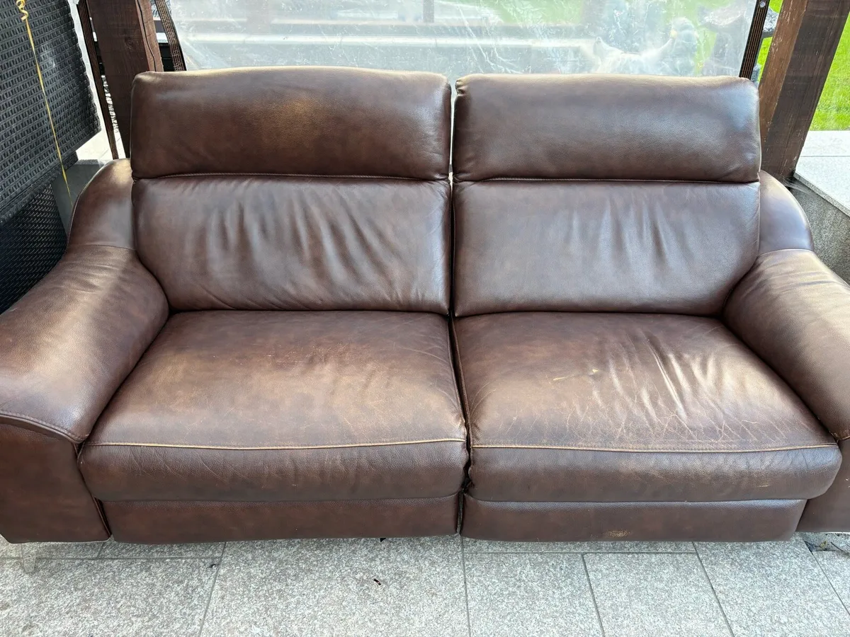 Leather sofa - Image 1