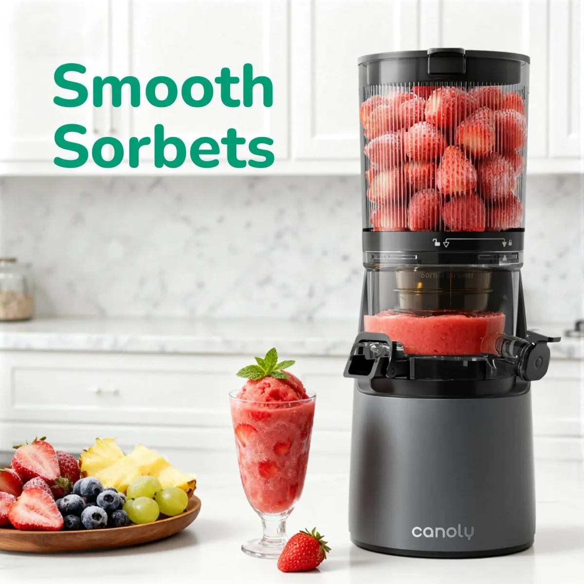 3-In-1 Cold Press Juicer Machines 150MM Feed Chute - Image 4