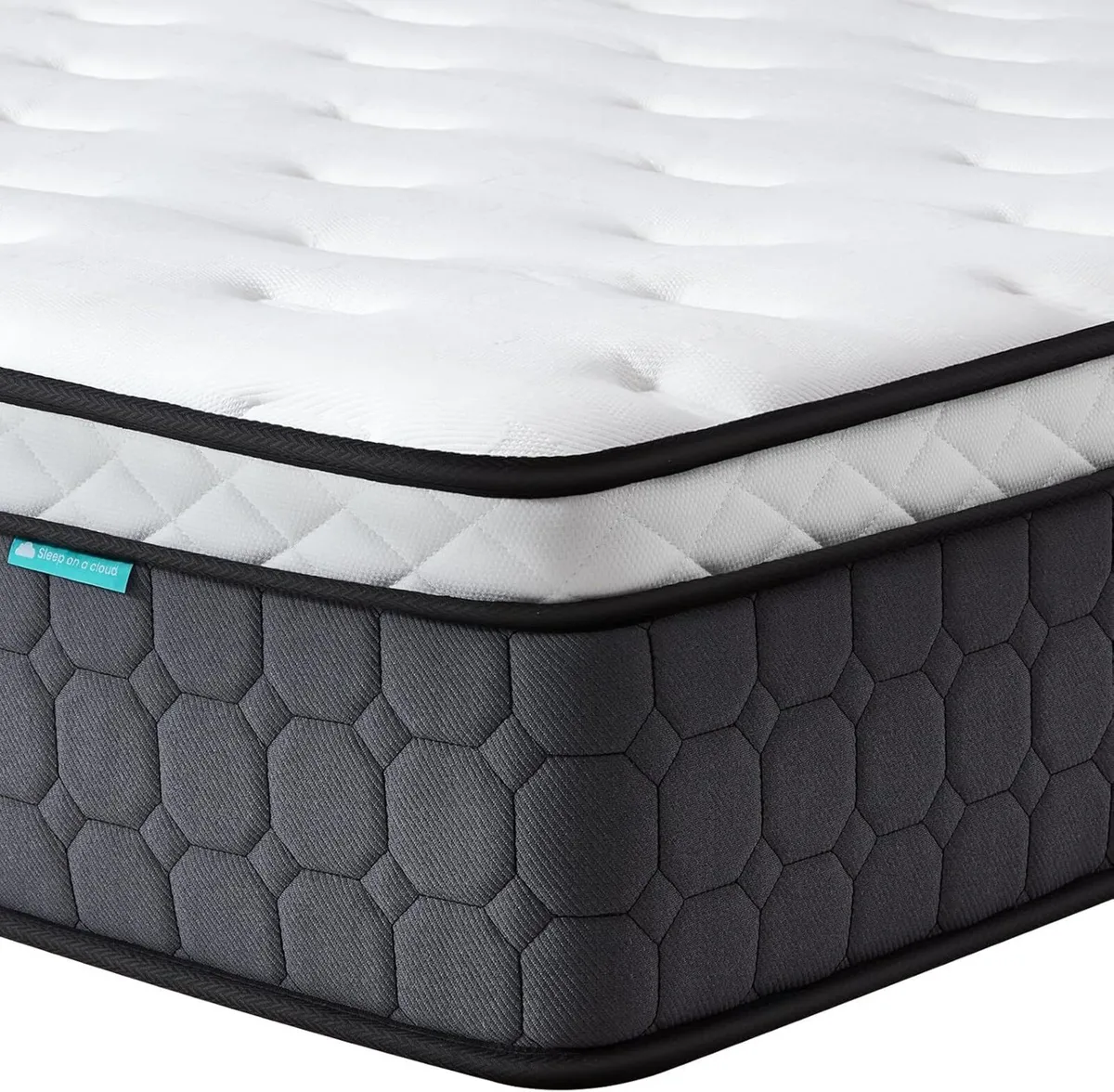 Mattresses 12inch Hybrid Pocket Sprung Guest Bed - Image 1