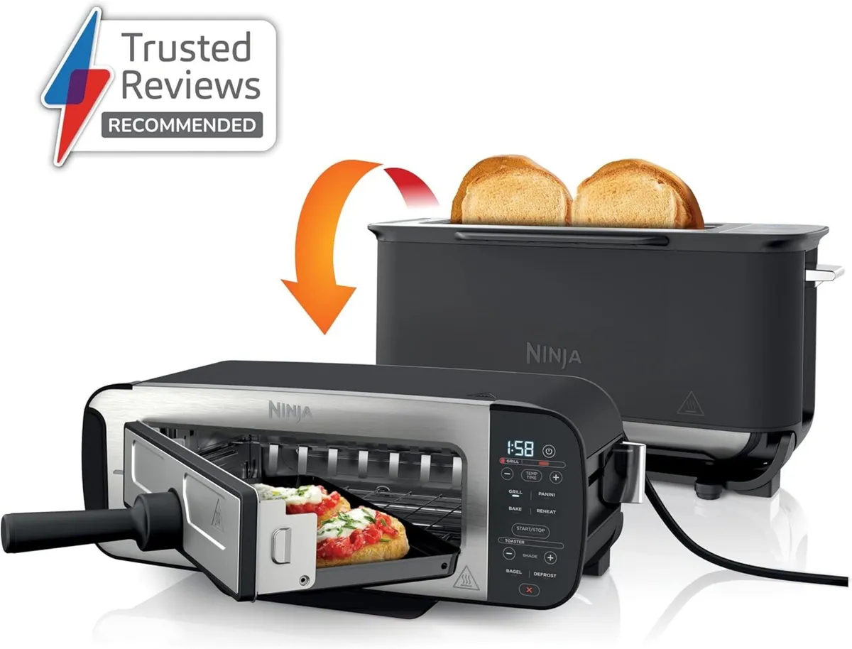 Foodi 3-In-1 Toaster Grill and Panini Press Stone - Image 2