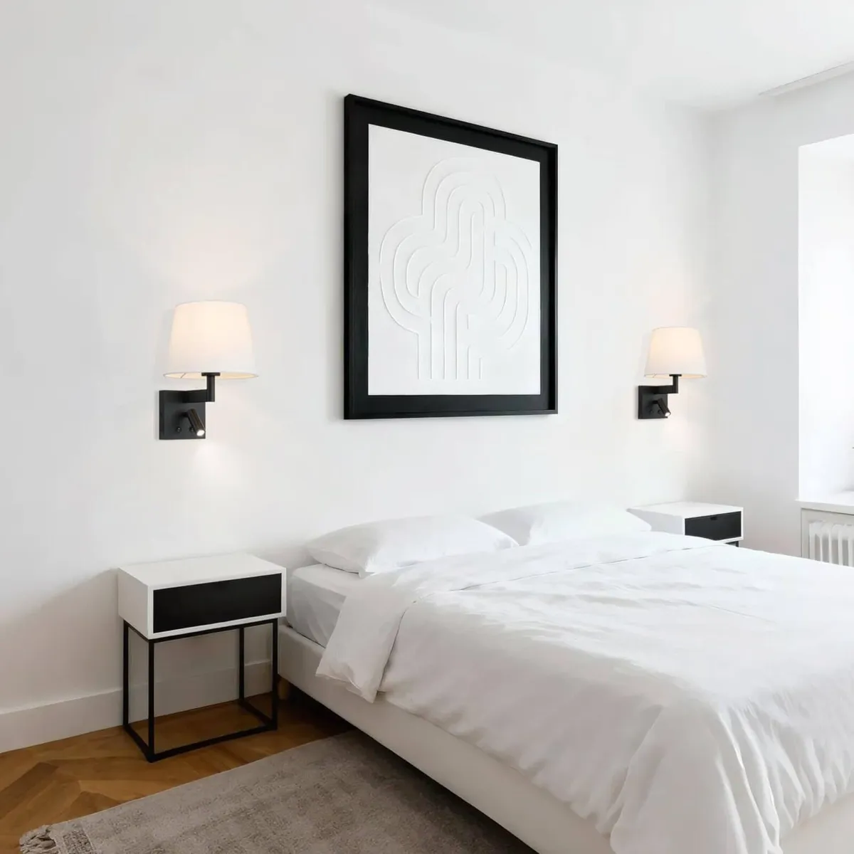 Bedside Wall Light with USB on Off Switch - Image 3