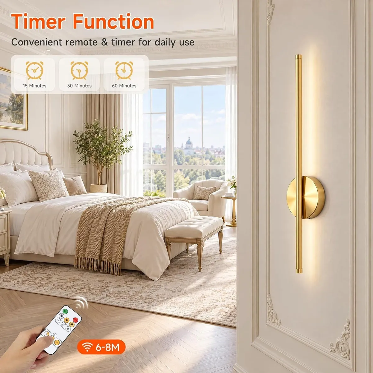 Wall Lights Rechargeable No Drilling Wireless - Image 3