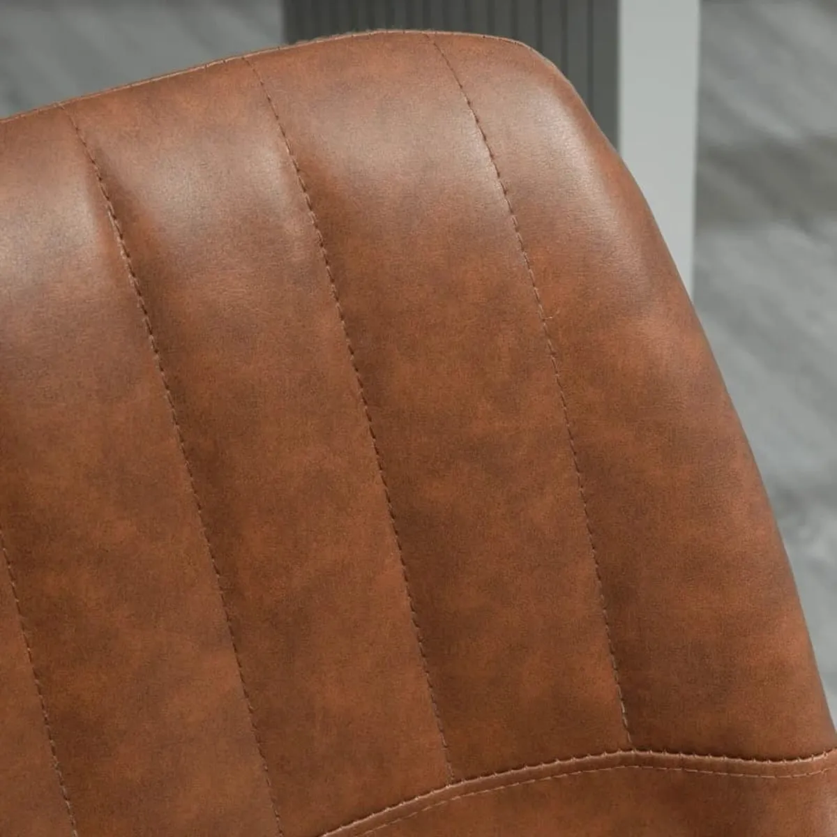 Retro-style 2-Pack Bar Stools with Footrest, Heigh - Image 2