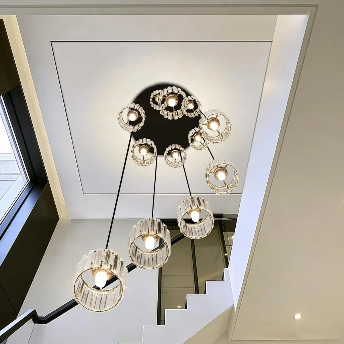 12 Light Raindrop Crystal Chandelier - Image 3