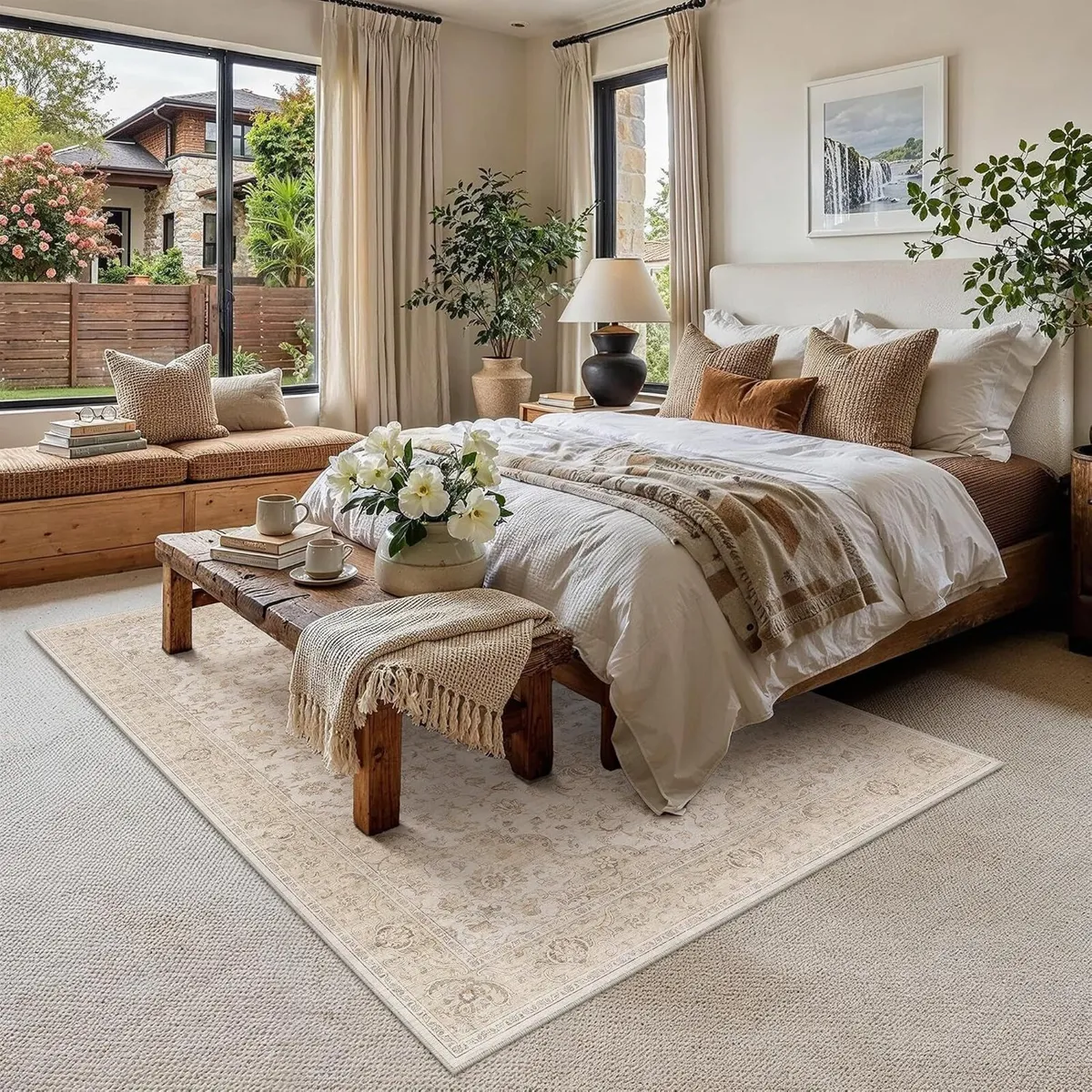 Rugs Living Room Washable Bedroom Carpet - Image 3