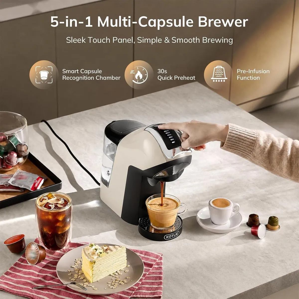 5 in 1 Coffee Pod Machine Capsule - Image 2