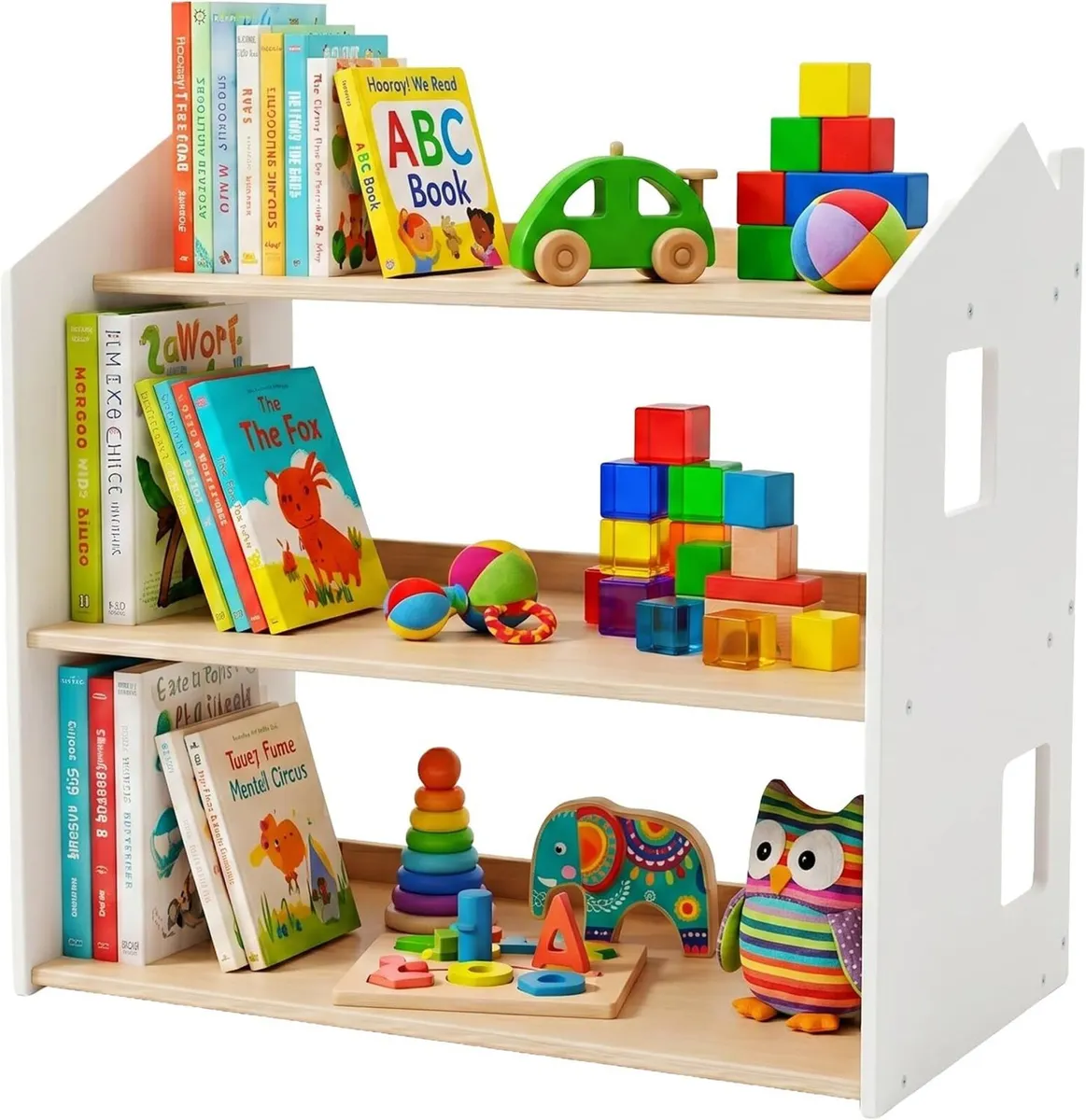 Kids' House-Shaped Bookcase - Image 1