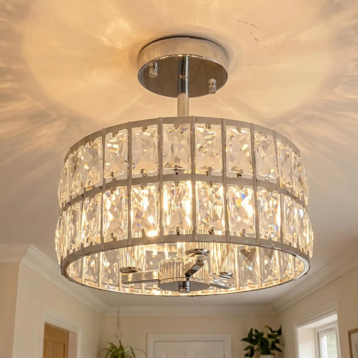 Ceiling Light 3-Light E14 Semi Flush - Image 1