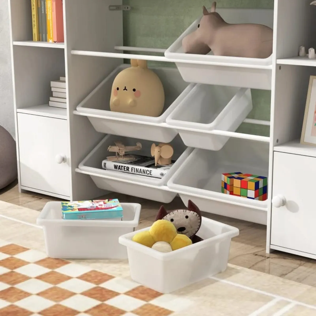 Children's storage shelf, shelf for toys and books - Image 4