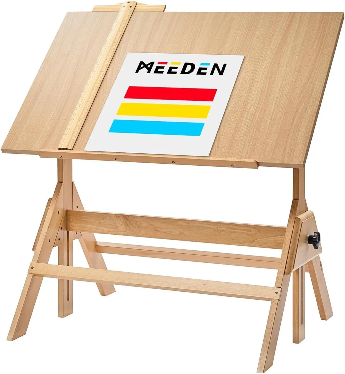 Wood Adjustable Drafting Table: 35.5" X 23.5" - Image 1