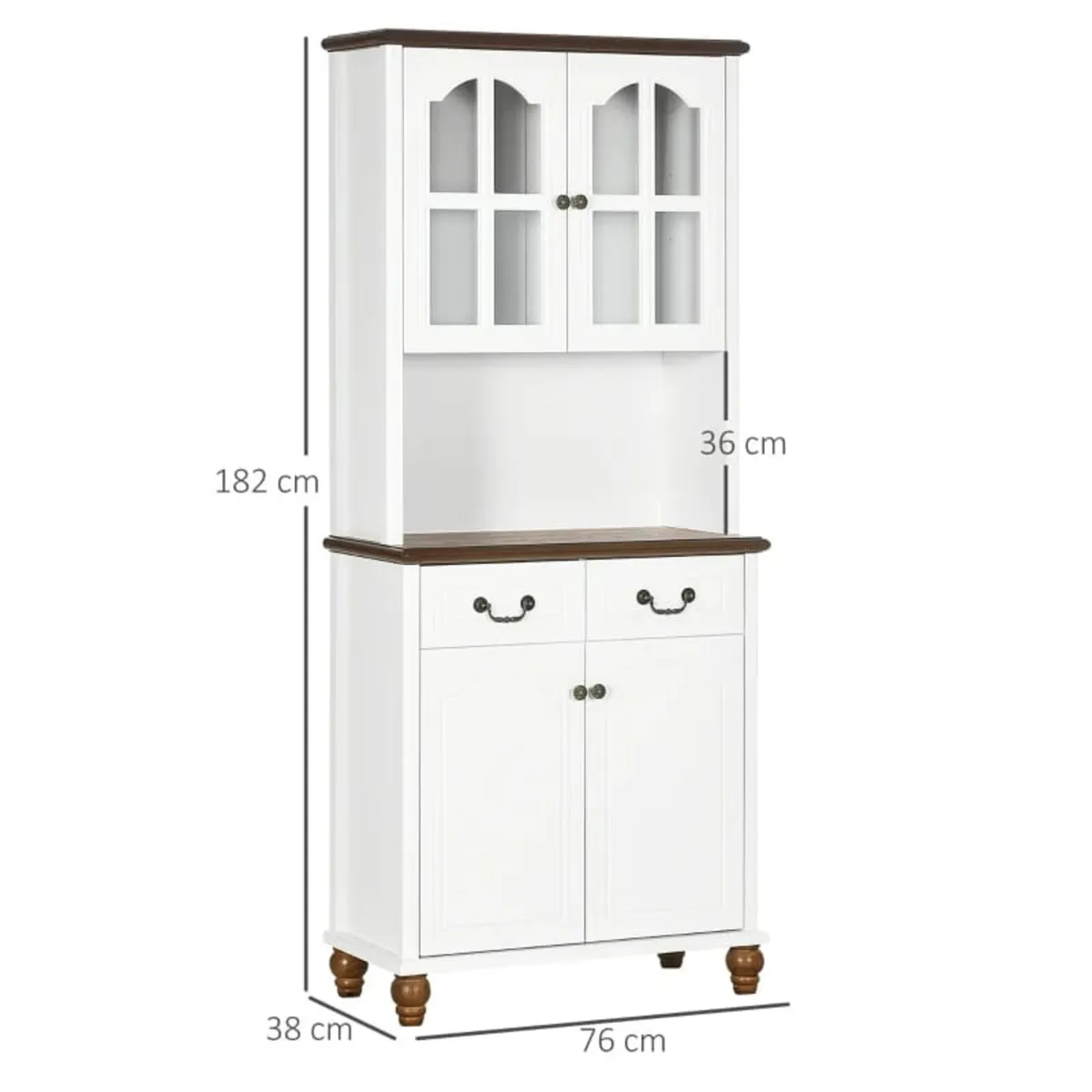 Kitchen cabinet, buffet, 2 drawers, 2 cabinet comp - Image 2