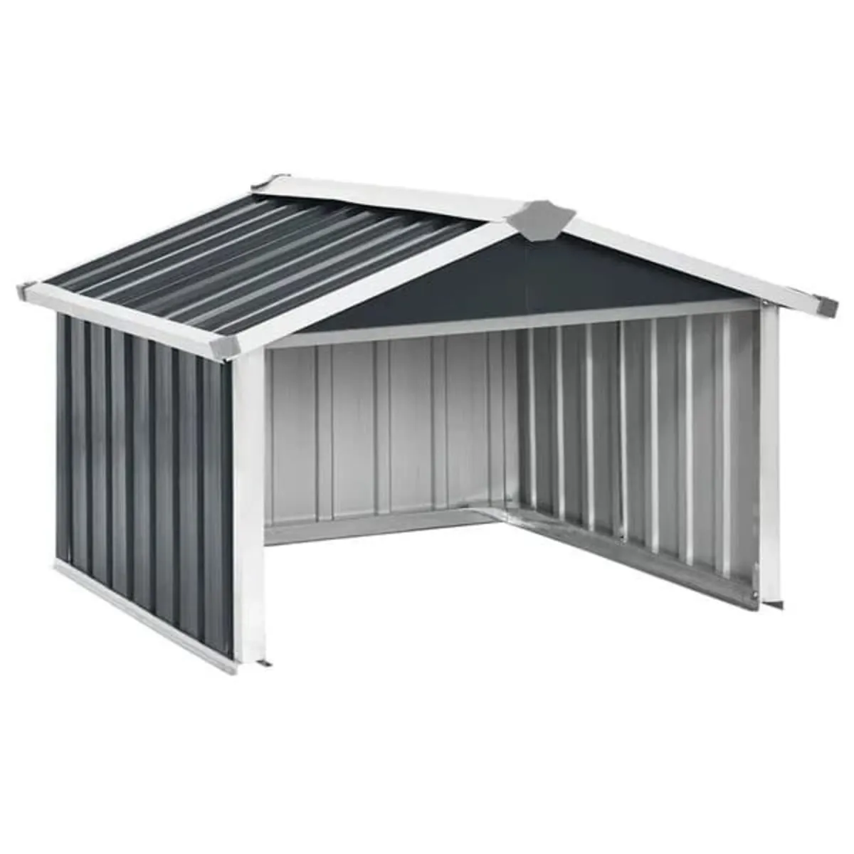 Garden Robot Lawnmower Shed 92x97x63 cm Galvanised - Image 2