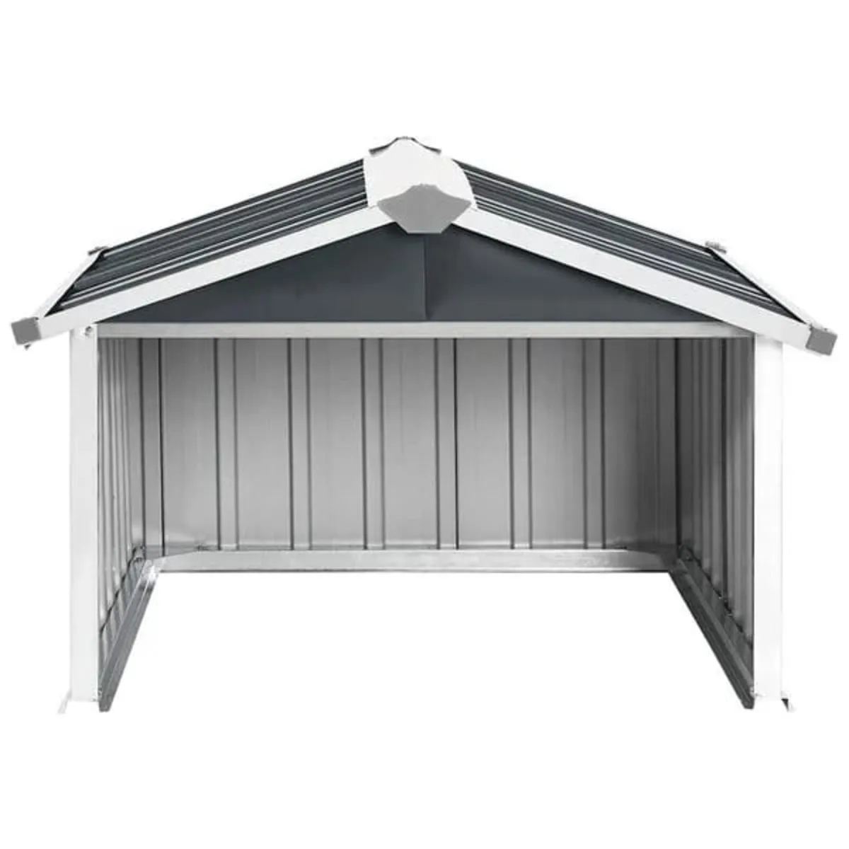 Garden Robot Lawnmower Shed 92x97x63 cm Galvanised - Image 1