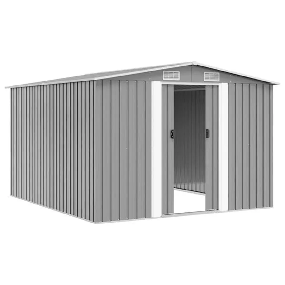 Garden Shed 257x298x178 cm Metal Grey

Description - Image 4