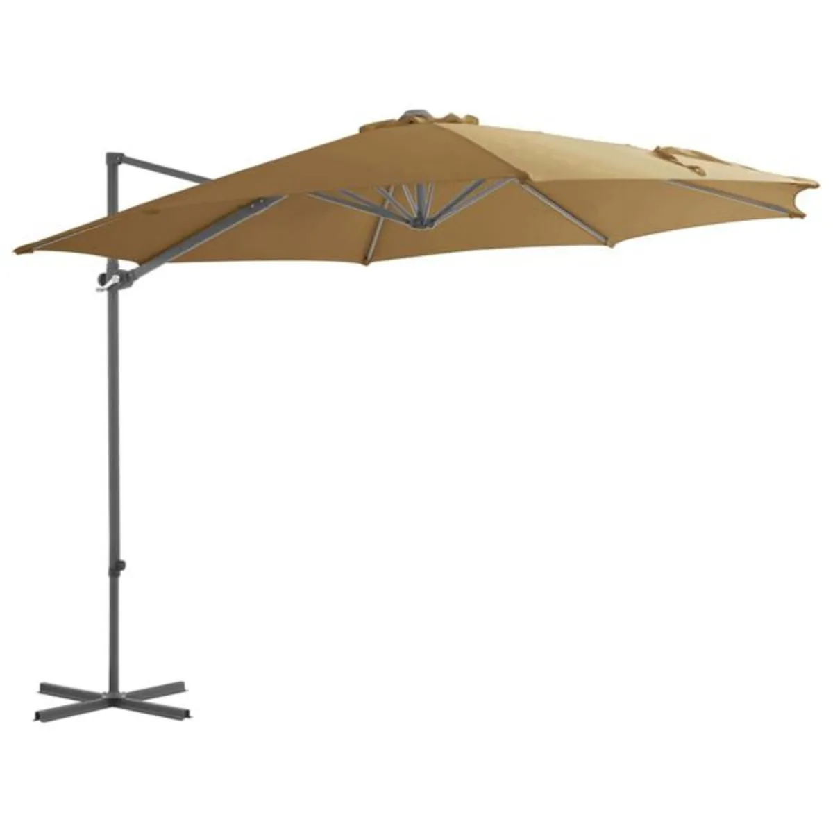 Garden Parasol with Portable Base Taupe

Descripti - Image 3