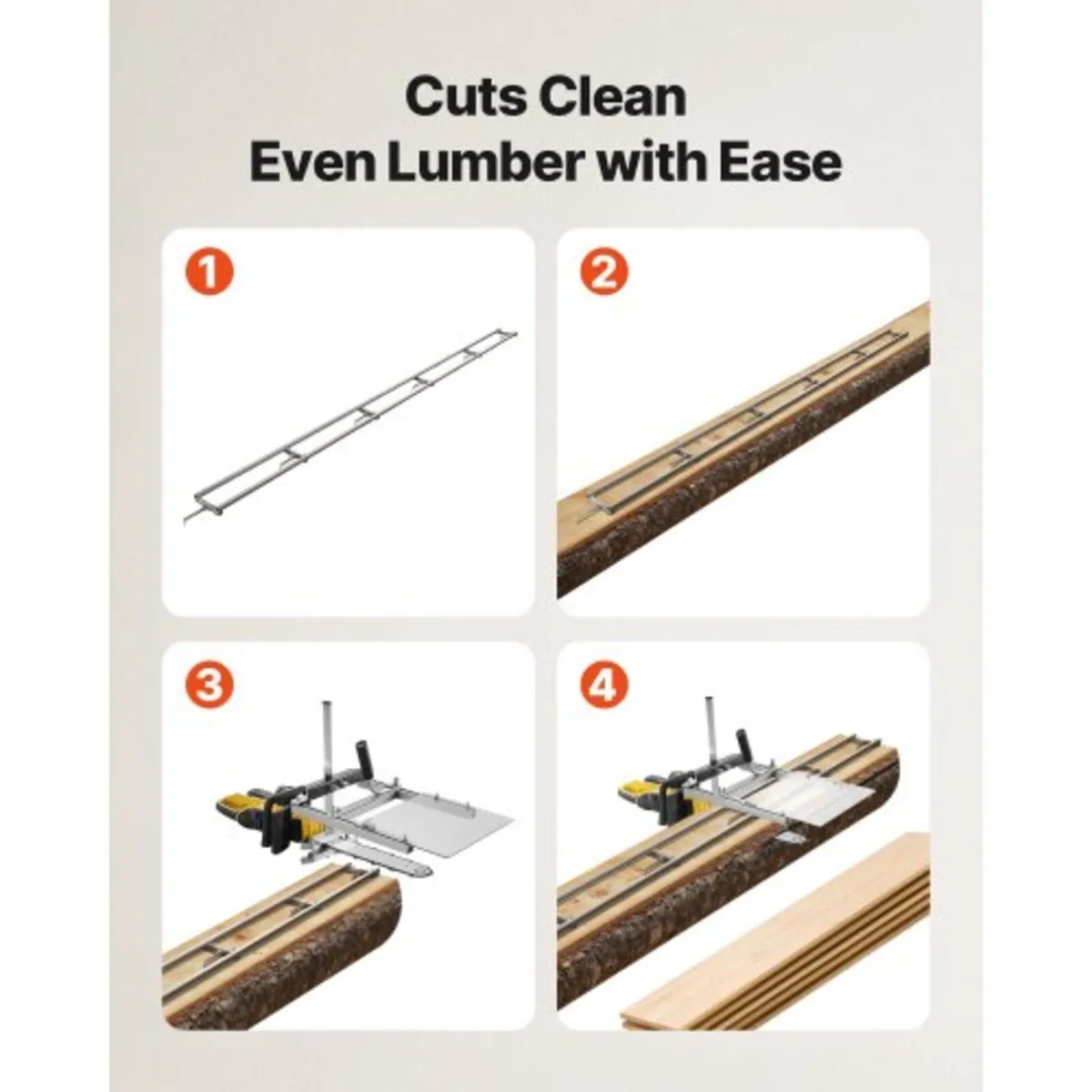 Rail Mill Guide System, 4.57 m 6 Crossbar Chainsaw - Image 2