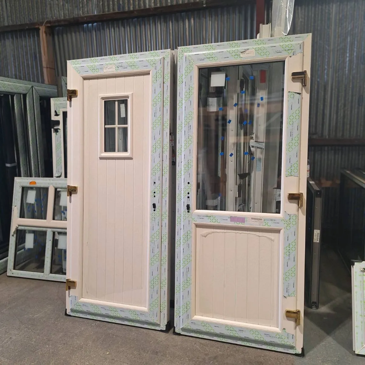 CREAM PVC WINDOWS +DOORS IN STOCK W23F6C1 WPVCLTD - Image 1