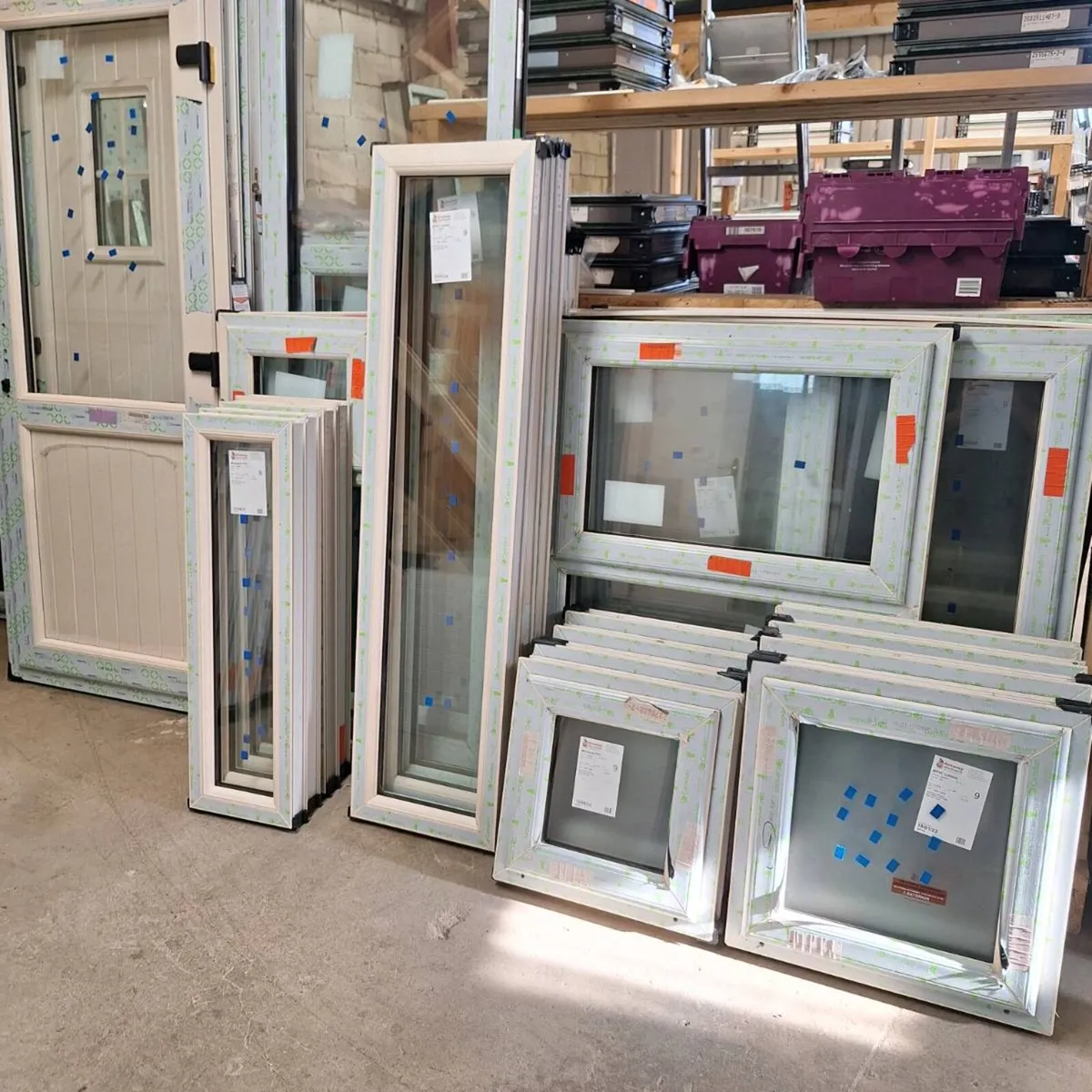 CREAM PVC WINDOWS +DOORS IN STOCK W23F6C1 WPVCLTD - Image 4