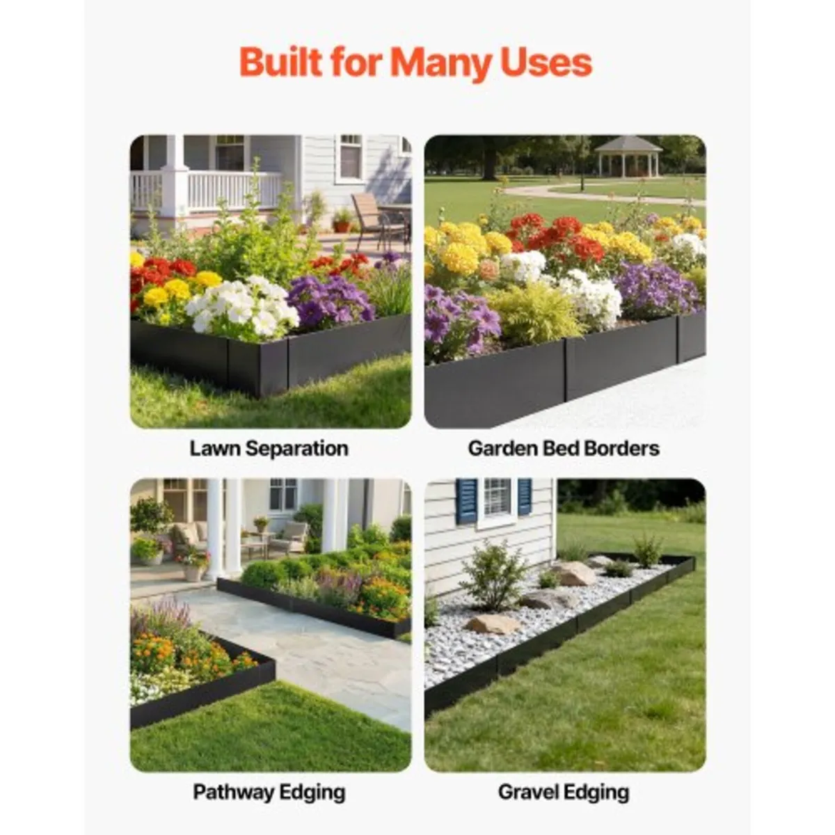 Galvanized Steel Landscape Edging, 6-Pack 1016 x 2 - Image 4