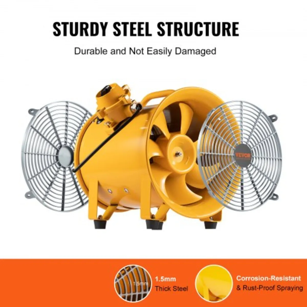 304.8mm Heavy Duty Cylinder Fan, 500W Strong Shop - Image 3