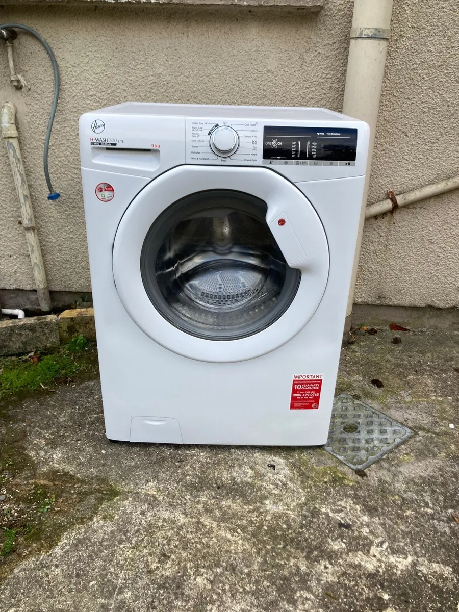 Hoover 9Kg 1400 Spin Washing Machine - Image 1