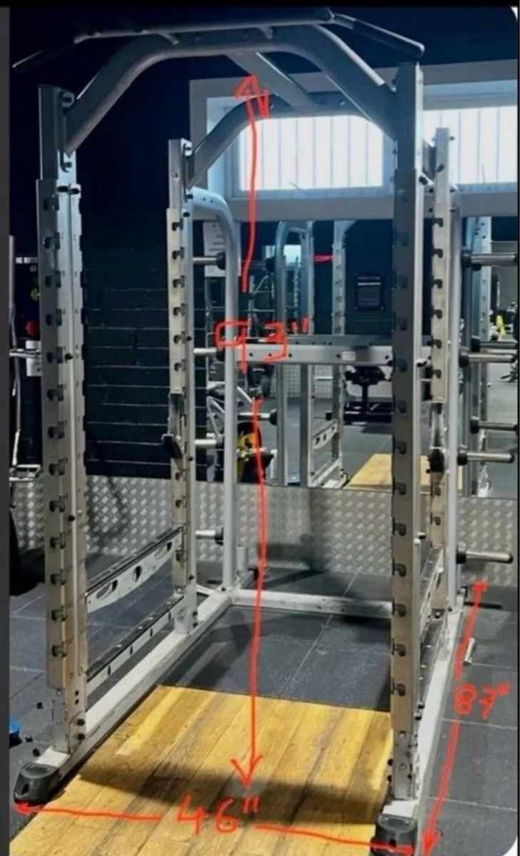 Commercial power cage rack Olympic heavyweight - Image 4