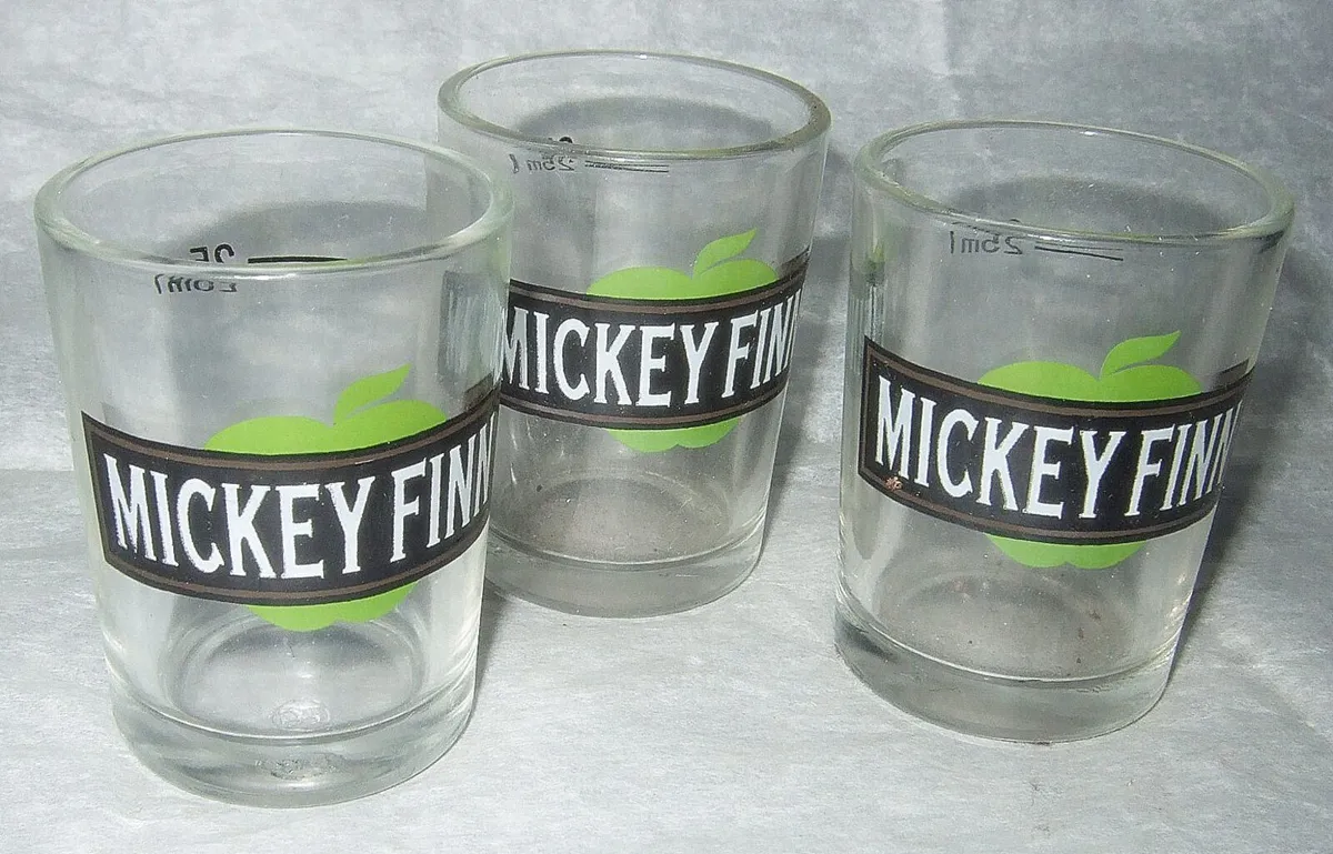 Trio of Vintage ‘Mickey Finn’ Shot Glasses - Image 3