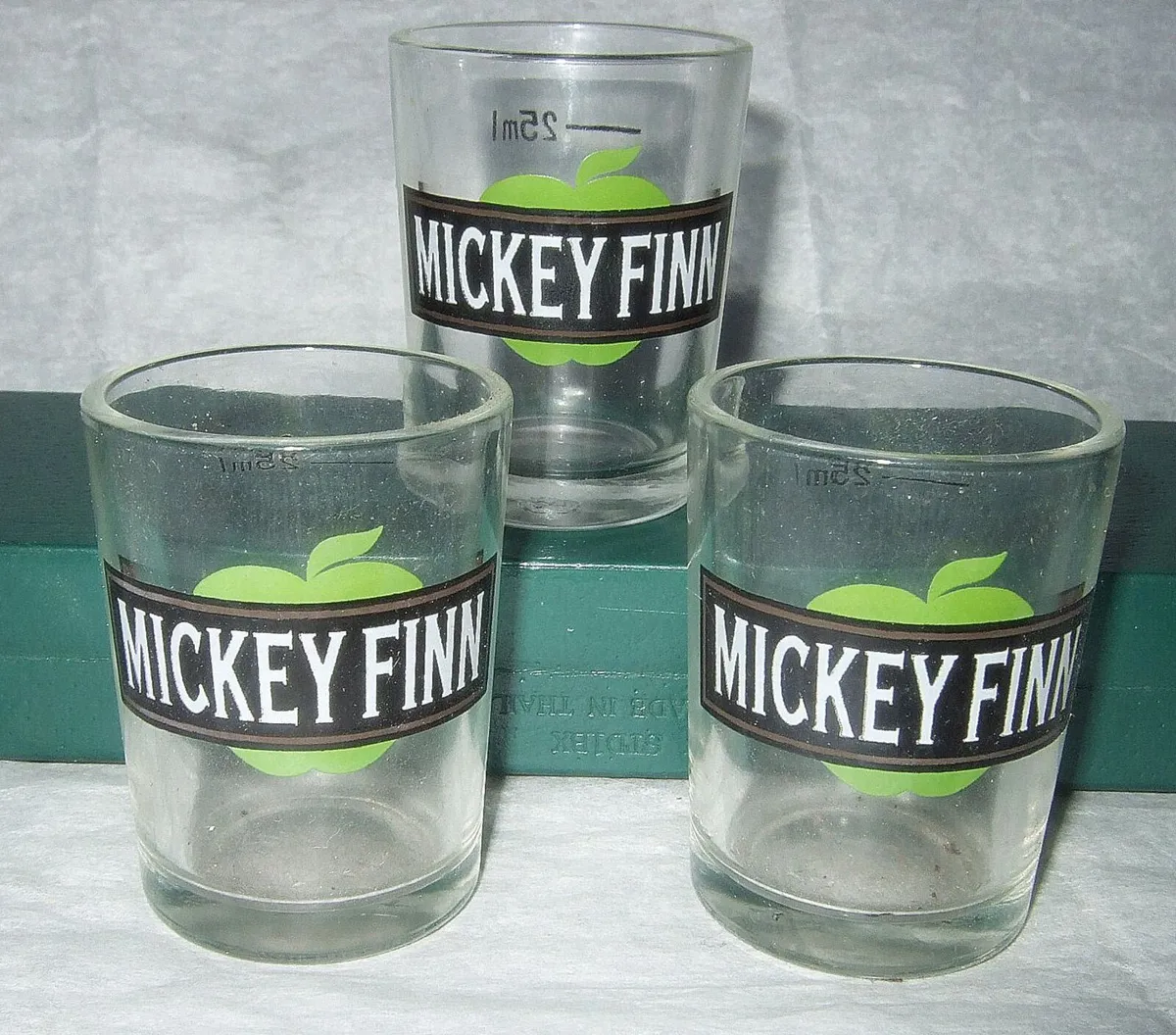 Trio of Vintage ‘Mickey Finn’ Shot Glasses - Image 4
