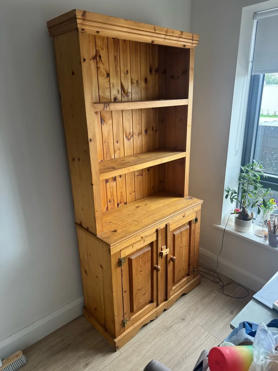 Solid Pine Dresser/ Sideboard/ Bookshelf - Image 1