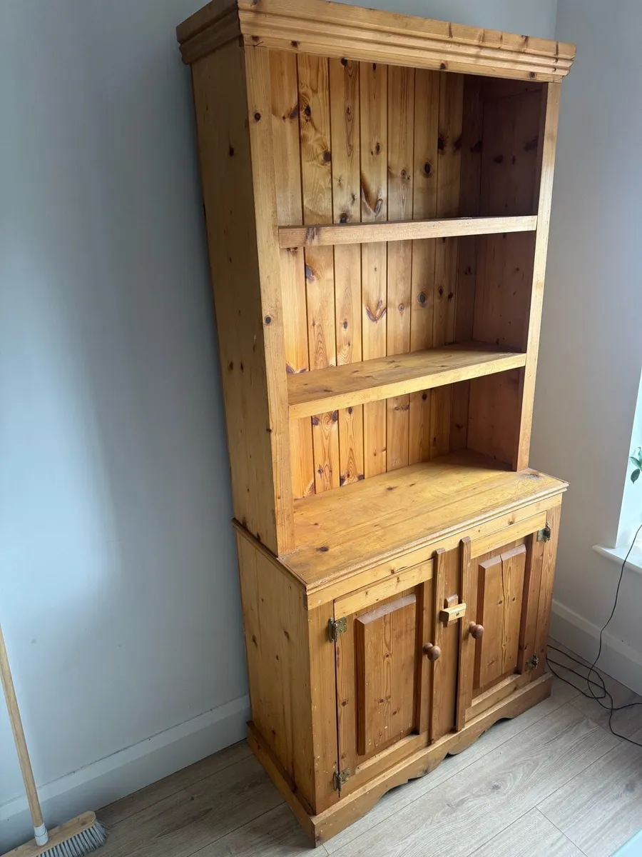 Solid Pine Dresser/ Sideboard/ Bookshelf - Image 3