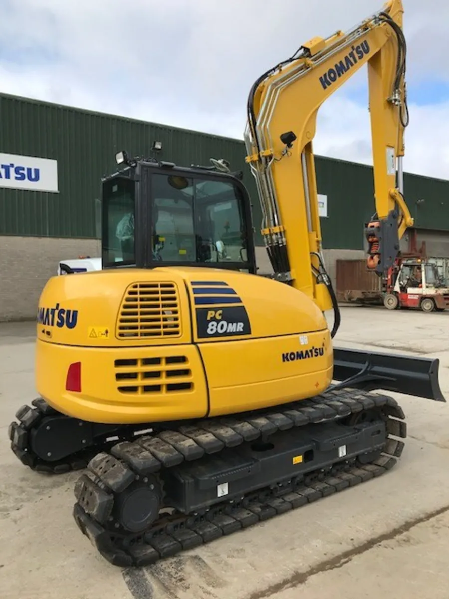 New Komatsu PC80MR-5E0 Midi Excavators - Image 2