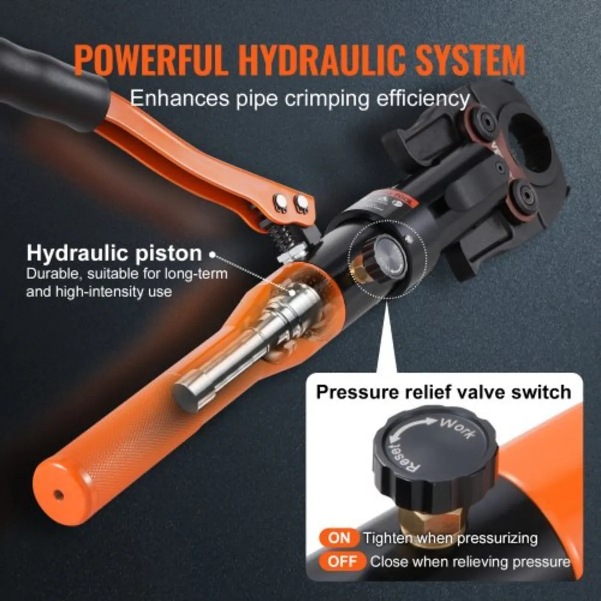 Copper Tube Fittings Hydraulic Pipe Crimping Tool, - Image 4