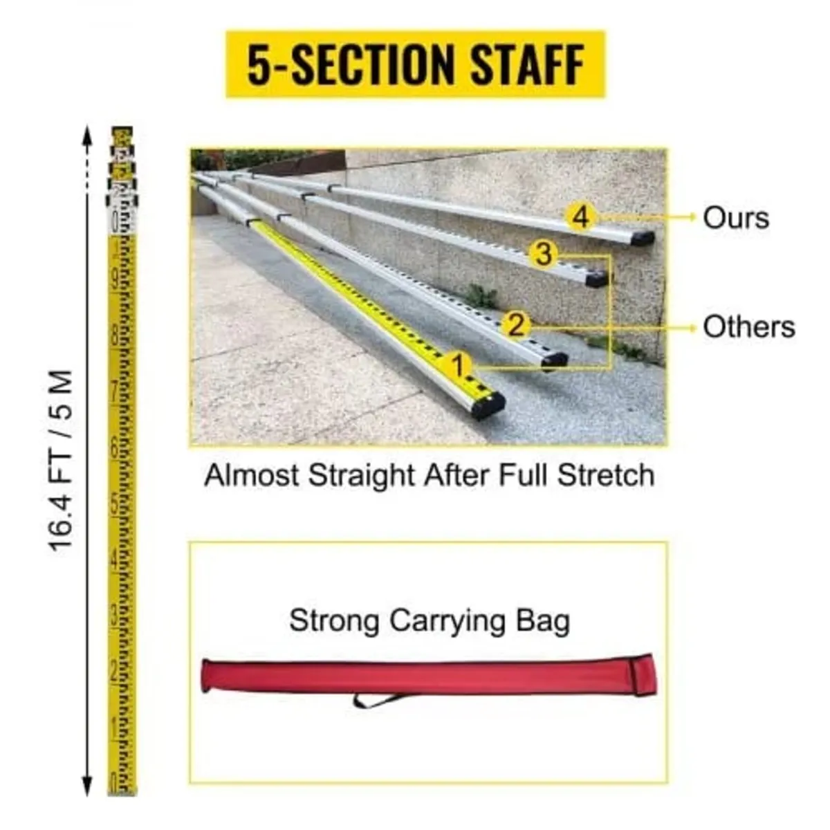 Red Rotary Laser Level Self Leveling Measuring Aut - Image 4
