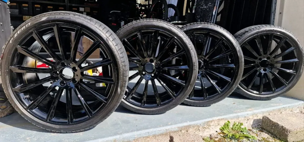 AMG 20" Alloys - staggered- Perilli tyres - Image 2