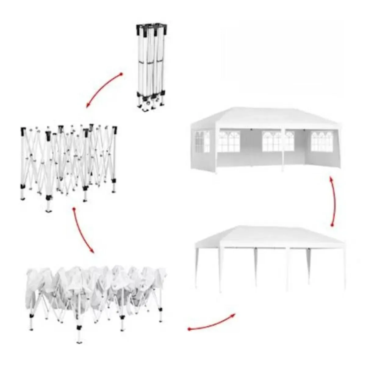 Gazebo 3x6m Outdoor Pop Up Marquee Canopy - Image 2