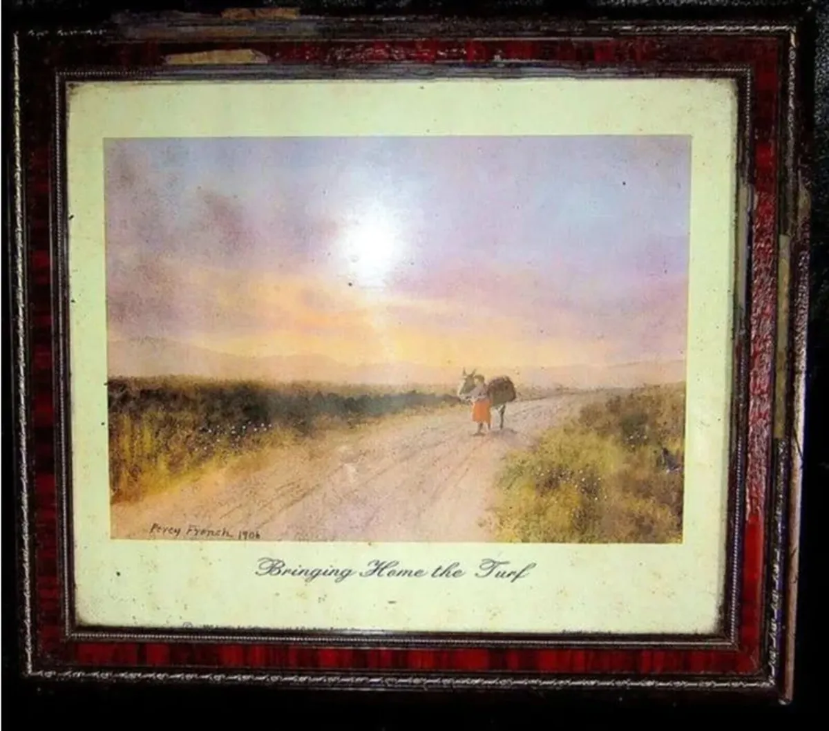 Vintage Framed Percy French Print - Image 4