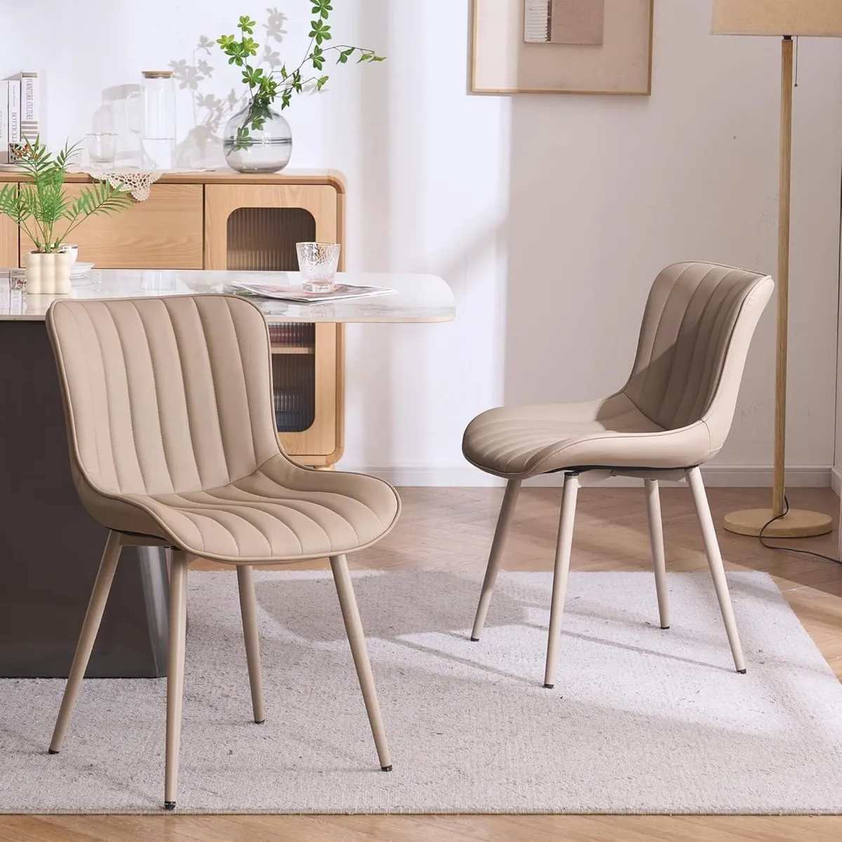 Dining Chairs Modern Kitchen Room (Set of 2) - Image 1