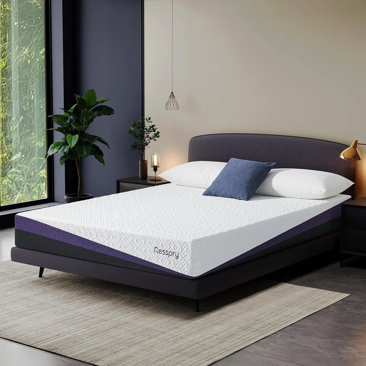 Mattress Gel Memory Foam with Breathable Cover - Image 1