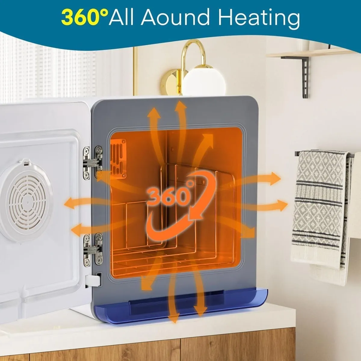 8L Hot Towel Warmer Cabinet 3 in 1 - Image 3
