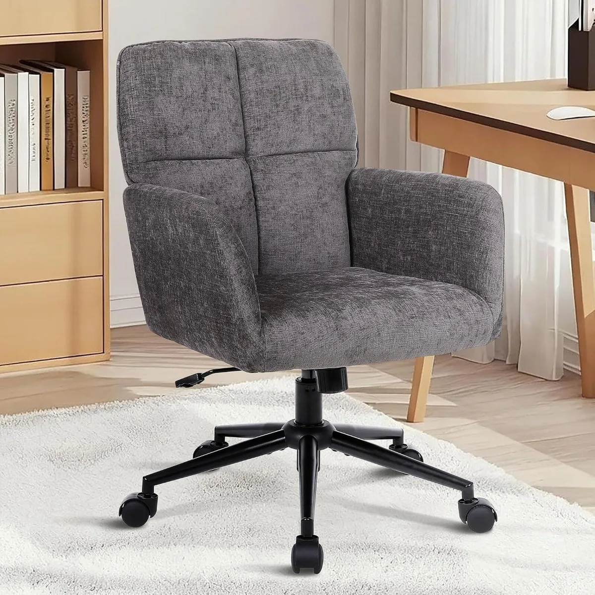 360degreesswivel Office Chair with Armrests - Image 1