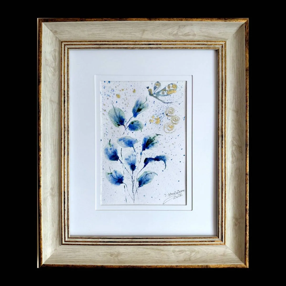 Original Watercolor Abst - Image 1