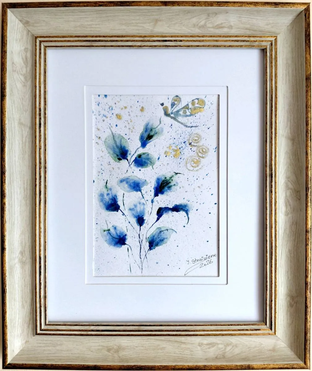 Original Watercolor Abst - Image 3